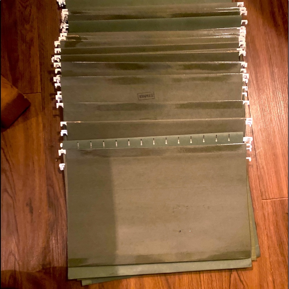 50 Legal Size Hanging File Folders